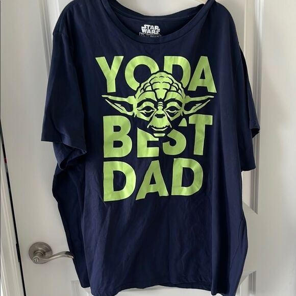 Star Wars Blue and Green Yoda Best Dad Tee SZ 3XL (54/56) NWOT - Picture 1 of 6